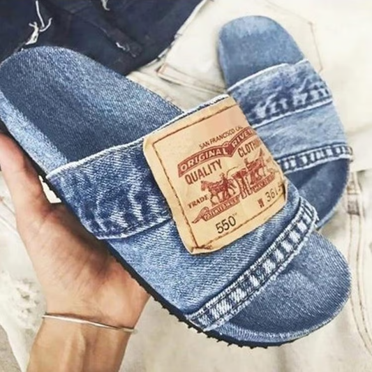 Viral Denim Slides | 50% OFF
