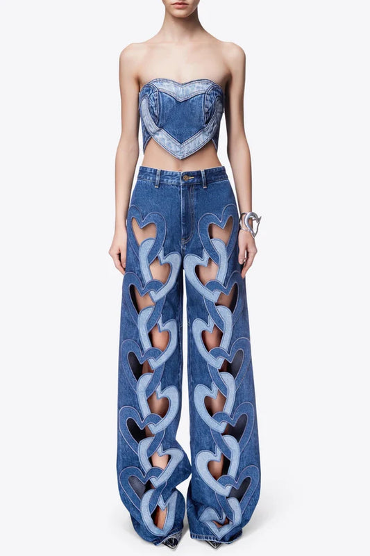 EDEN™ Jeans | Heart Cut-Out Jeans