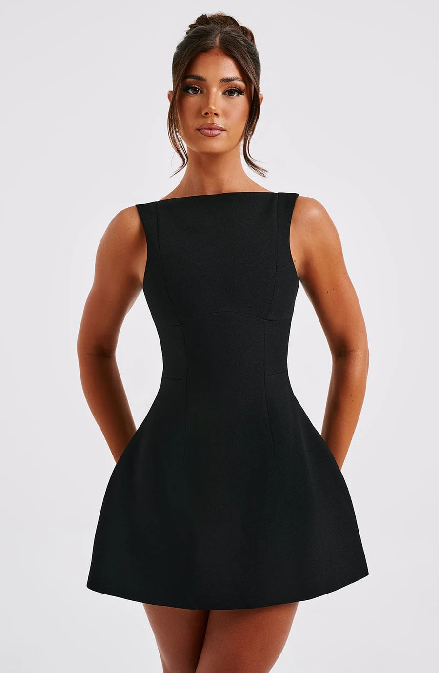 VIRELLA™ Dress | Chic Formal Scoop-Back Mini Dress