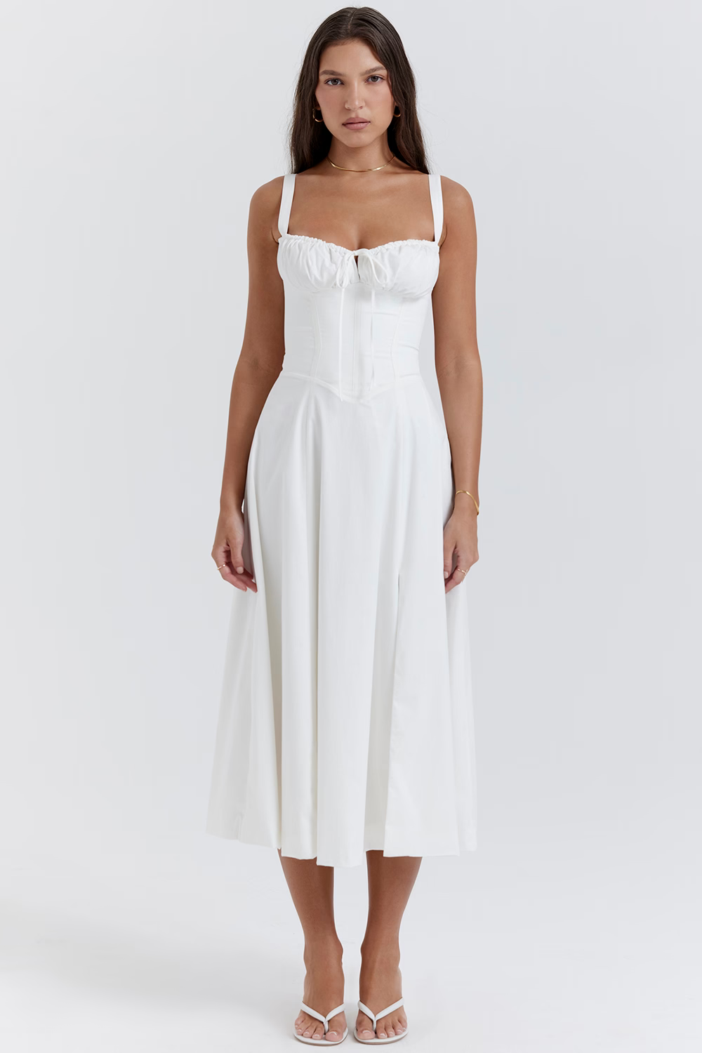 BILLY™ Dress | Bodycon Waist Cinching Corset Midi Dress