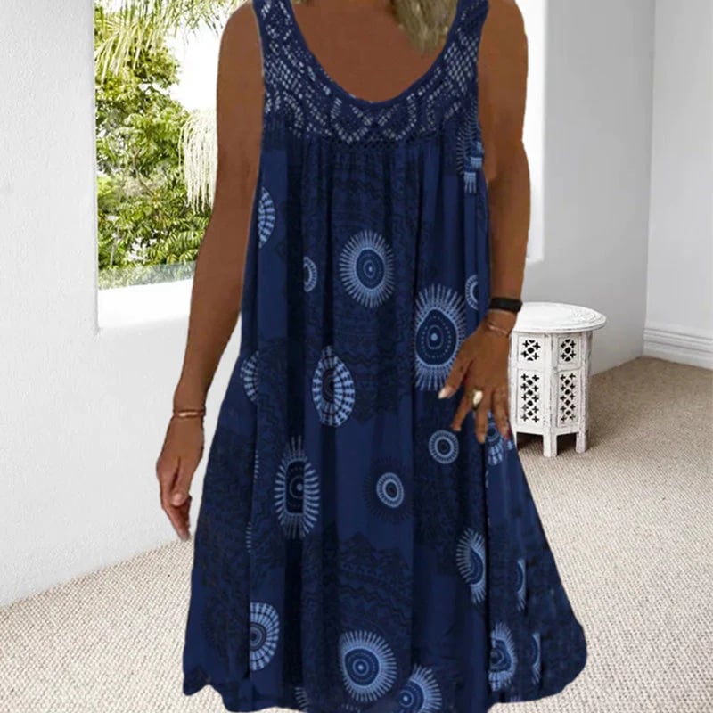 ELIZA™ Dress | Summer Sleeveless Print Dress | 50% OFF