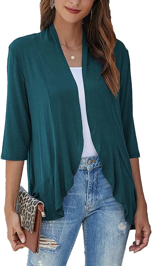 PEGGIE™ Cardigan | Casual Lightweight Open Front Cardigan | 50% OFF