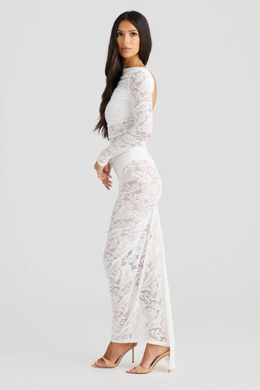 AMARA™ Dress | Bodycon Backless Lace See-Through Maxi Dress