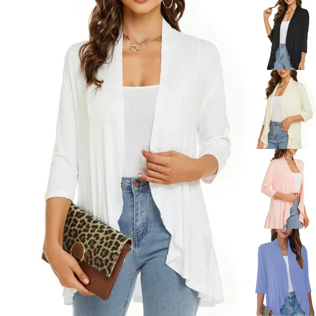 PEGGIE™ Cardigan | Casual Lightweight Open Front Cardigan | 50% OFF