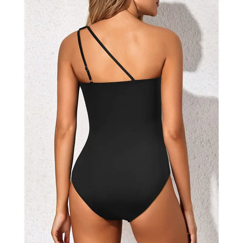 SELENA™ Swimsuit | Bodycon One Shoulder One Piece Swimsuit | 50% OFF